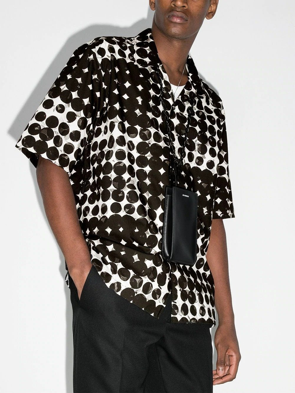 Black Maison Mariela Graphic Print Shirt