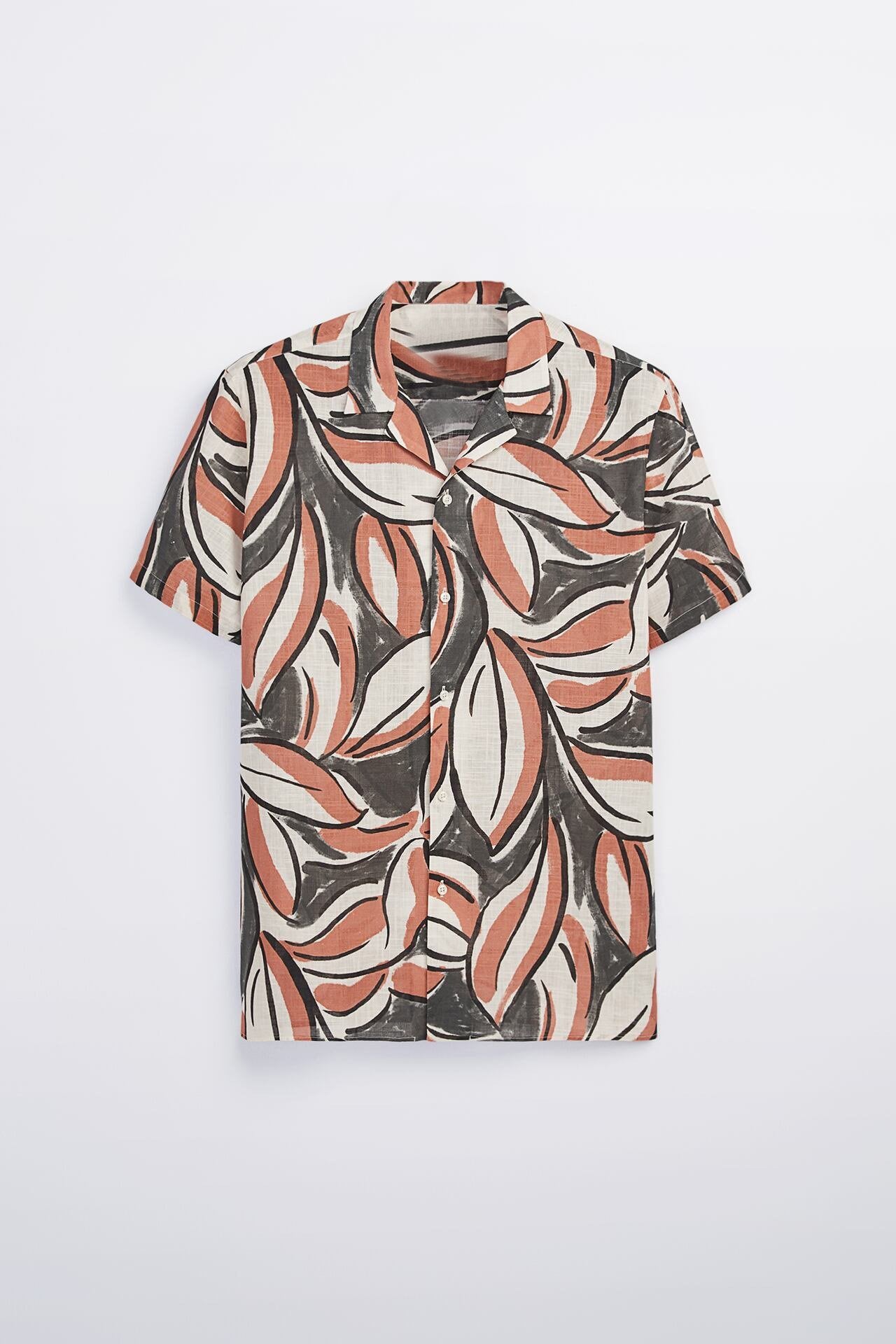 Floral Print Shirt By Black Jack