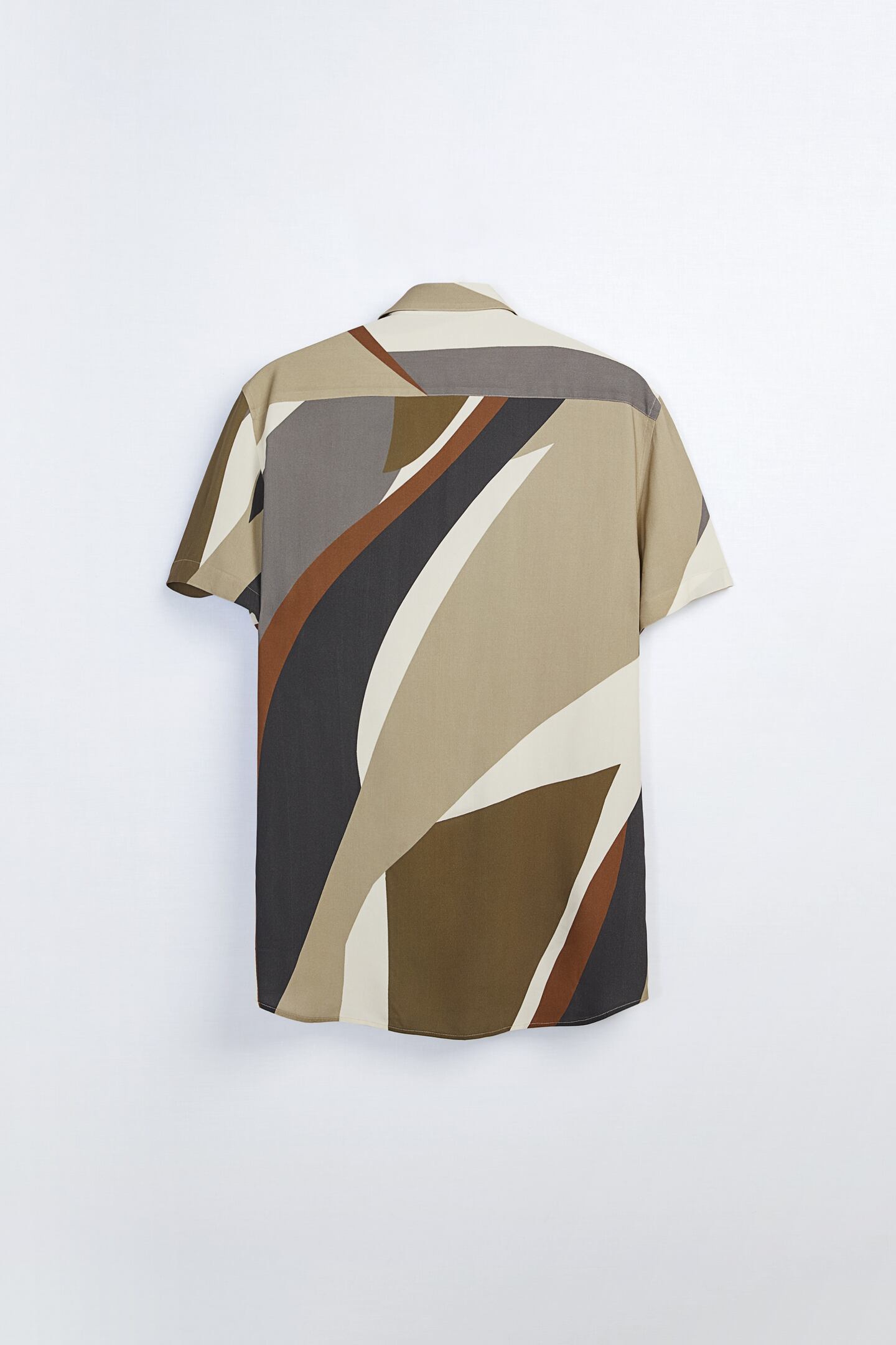 Abstract Print Shirt By Black Jack