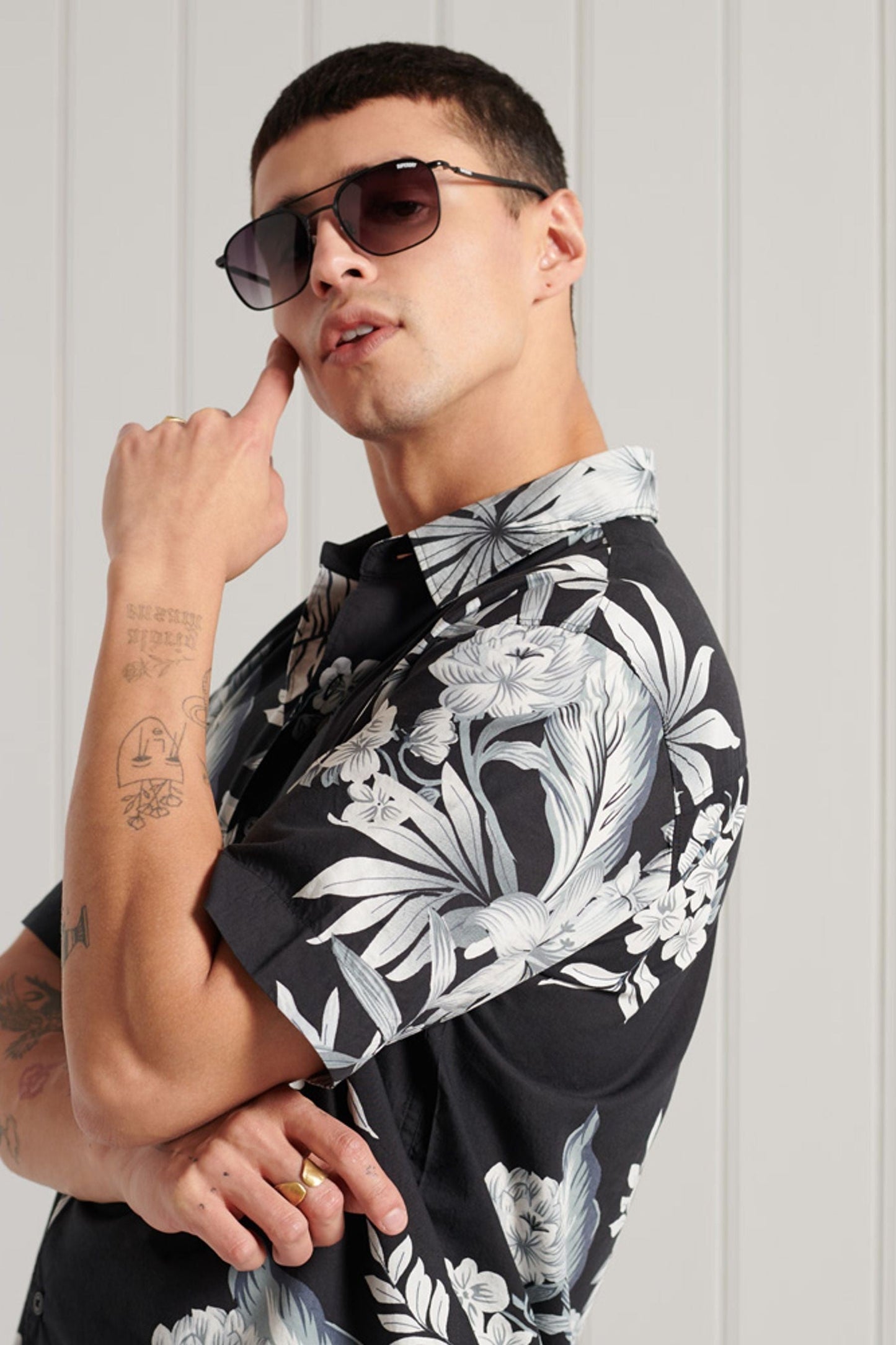 Buy Super dry Hawaiian Box Fit Shirt from the Next UK online shop