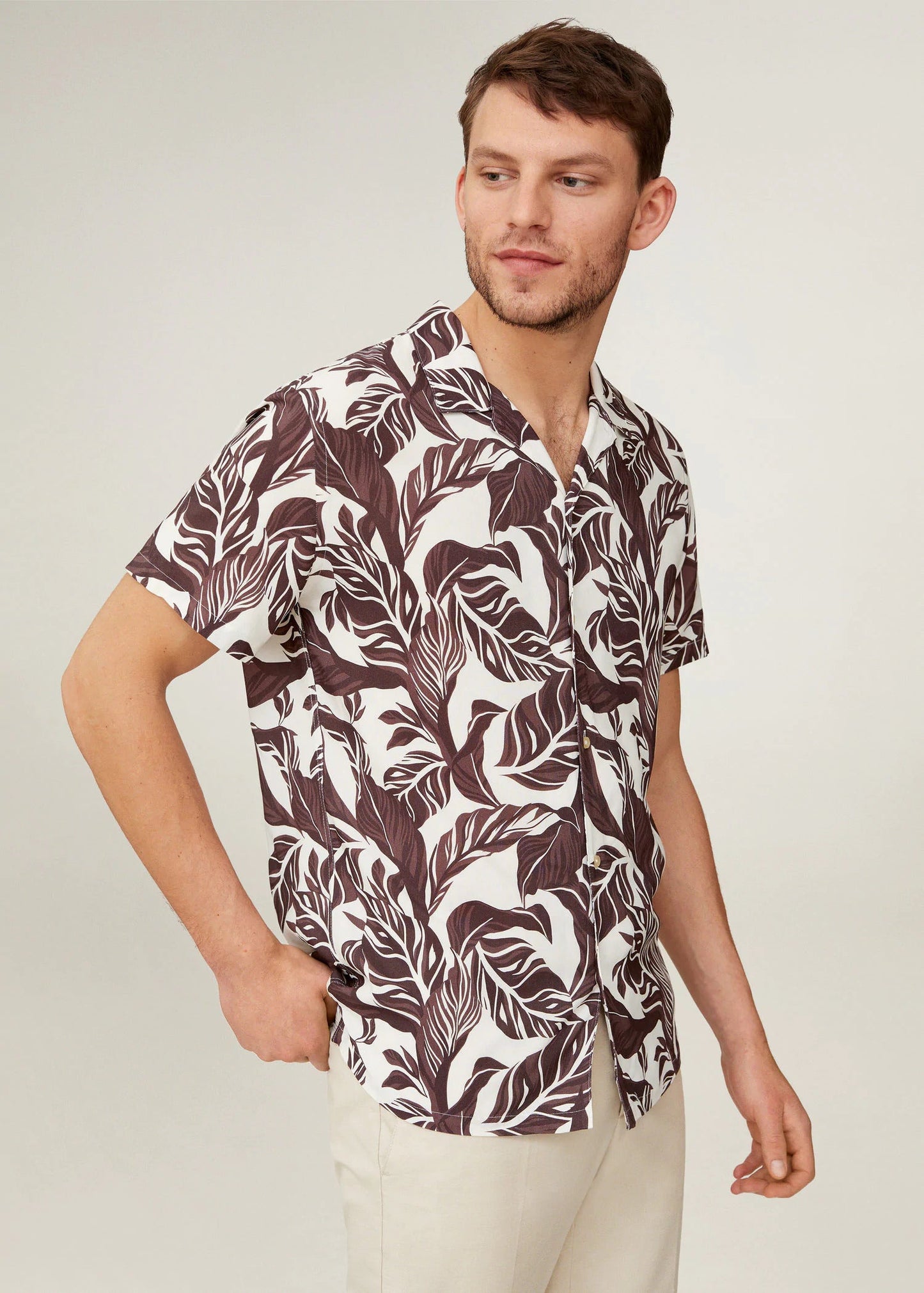 Hawaiian print shirt Half Sleeve Printed Shirt