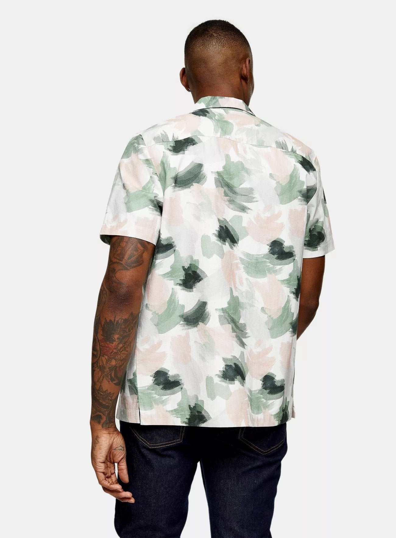 Pastel Brush Stroke Revere Shirt