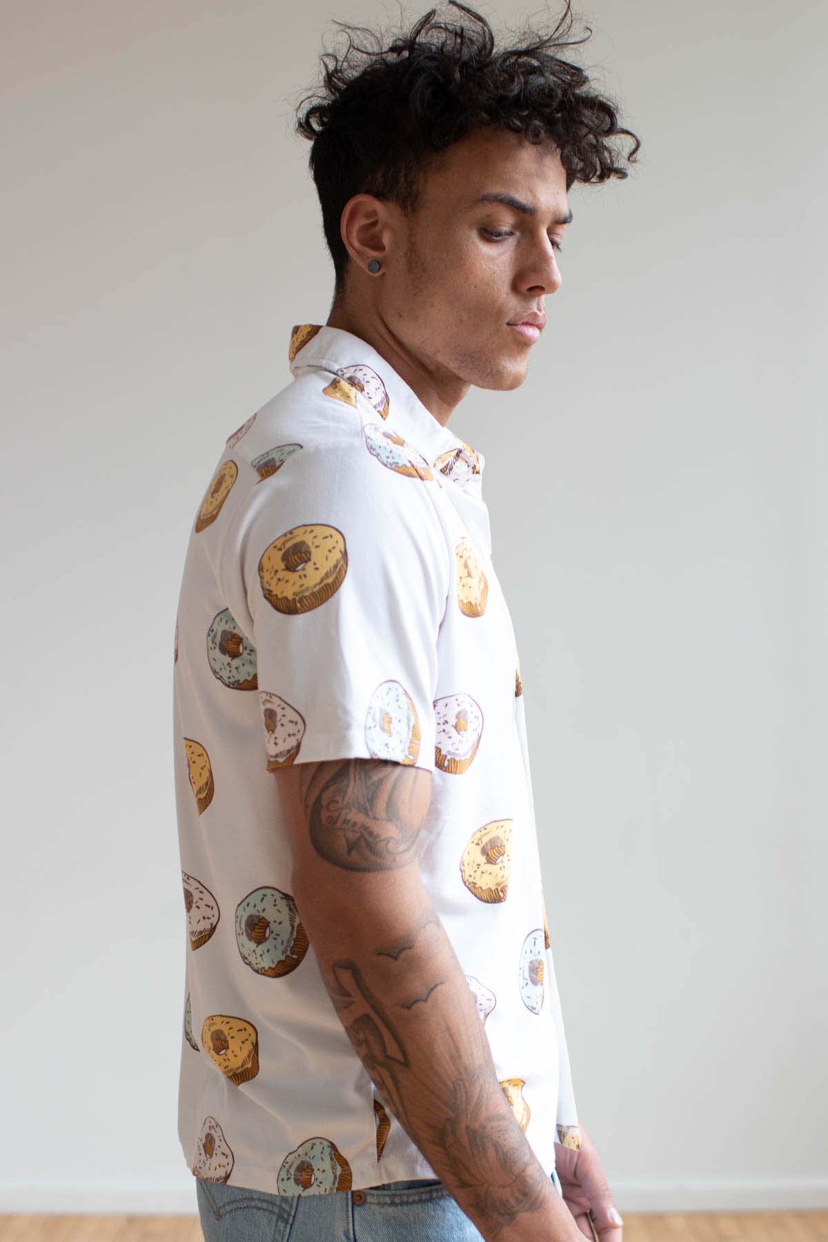 Frosted Donuts Button Up Shirt